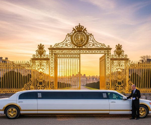 Visite des chateaux et patrimoine royal en limousine de luxe
